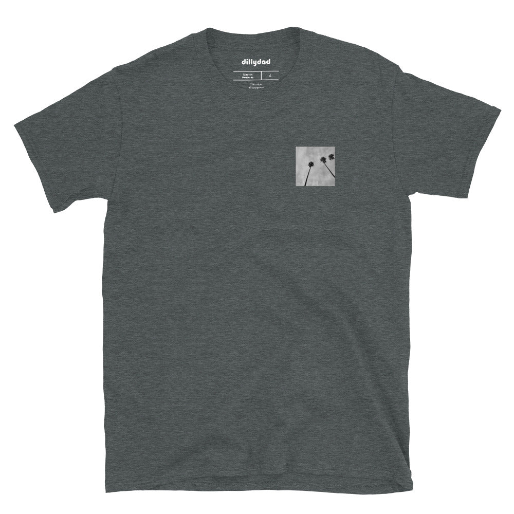 3 Palm Tee || Dark Grey Heather