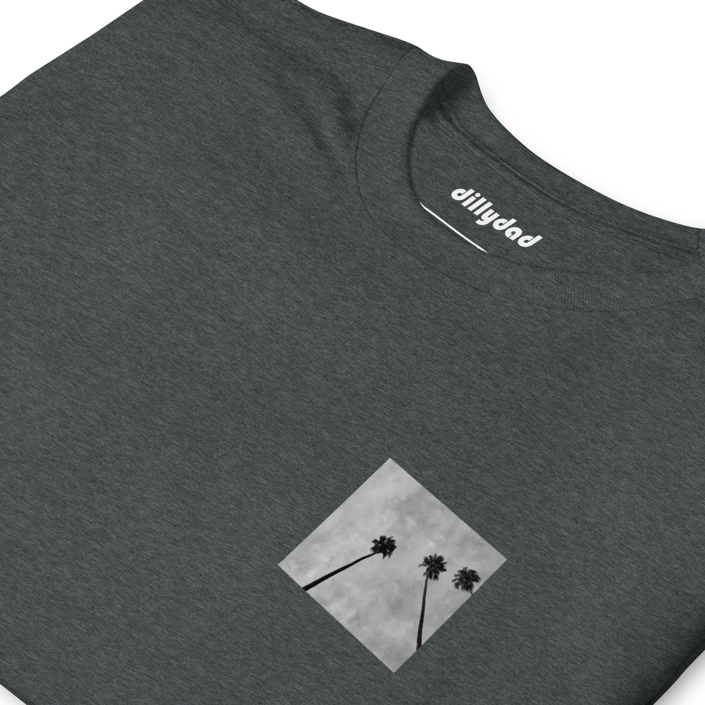 3 Palm Tee || Dark Grey Heather