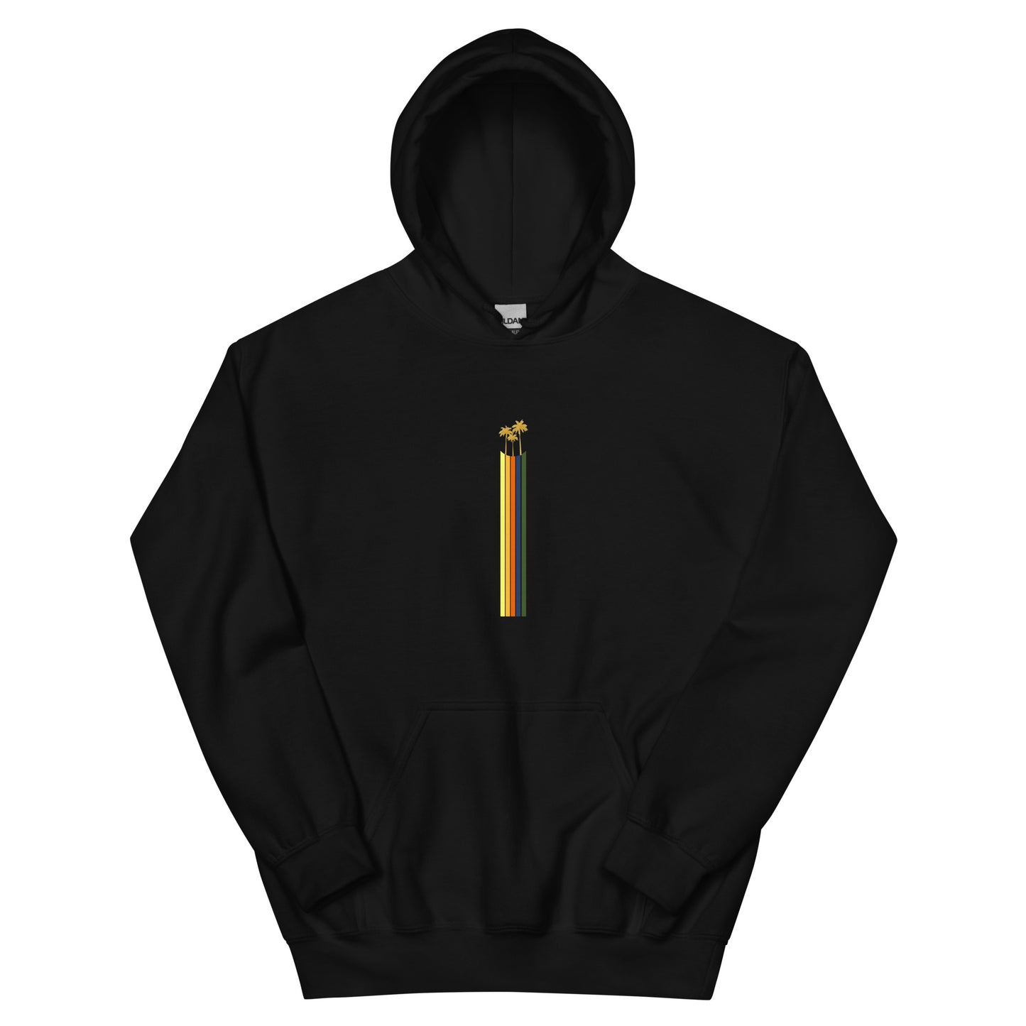 Gold Palms Hoodie || Black