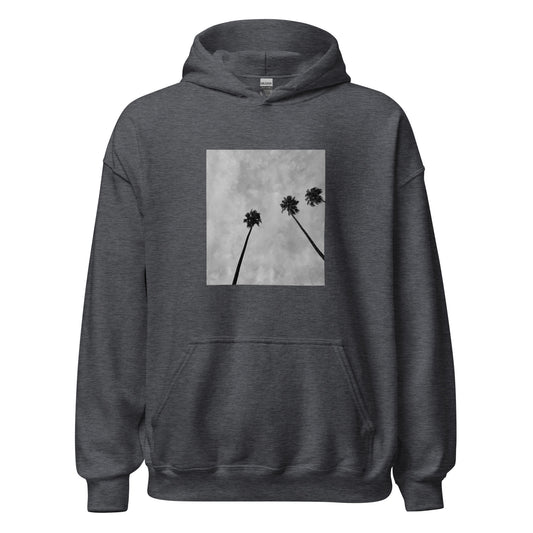 3 Palm Hoodie || Dark Heather