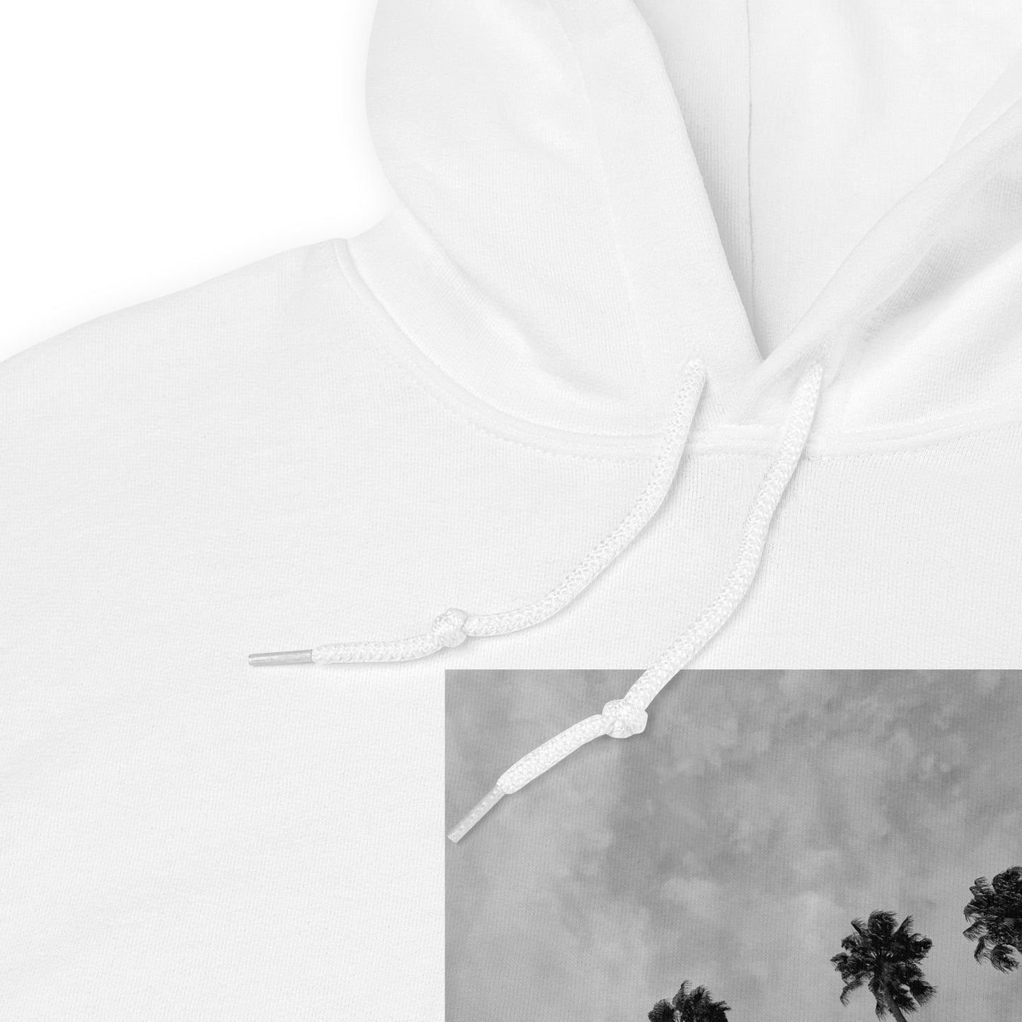 3 Palm Hoodie || White