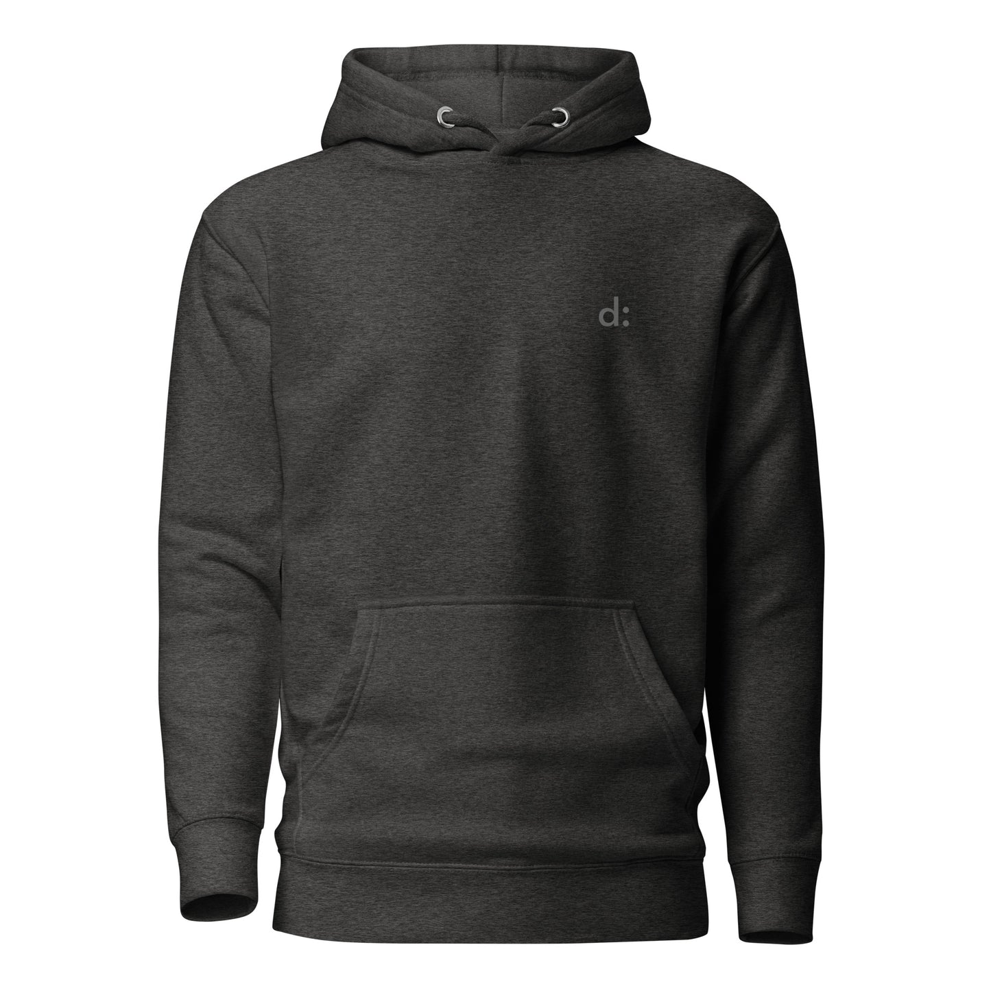 d: remarkably versatile hoodie | dark grey