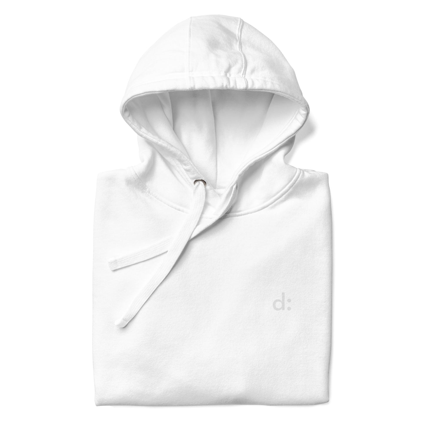 d: remarkably versatile hoodie | white